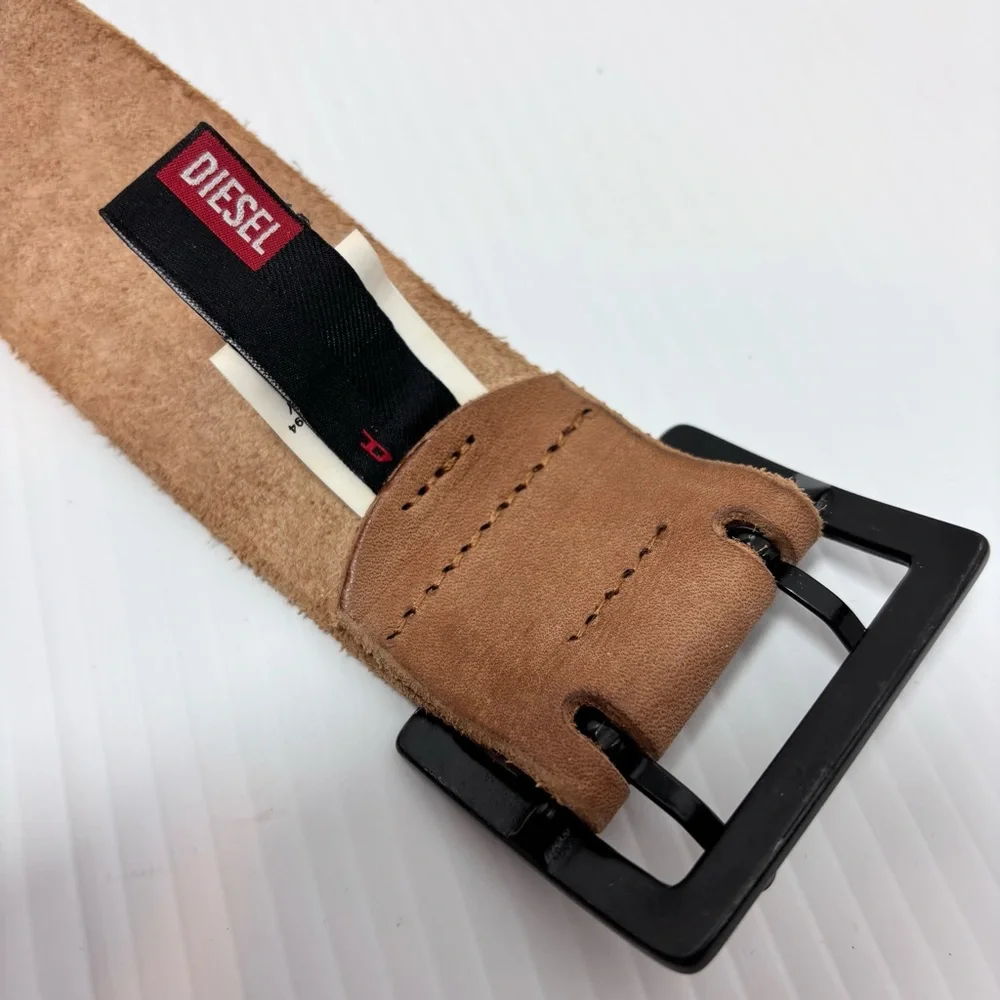 Diesel Vintage 100% Leather Made in Italy‎ Brown Belt Size 95 / 38